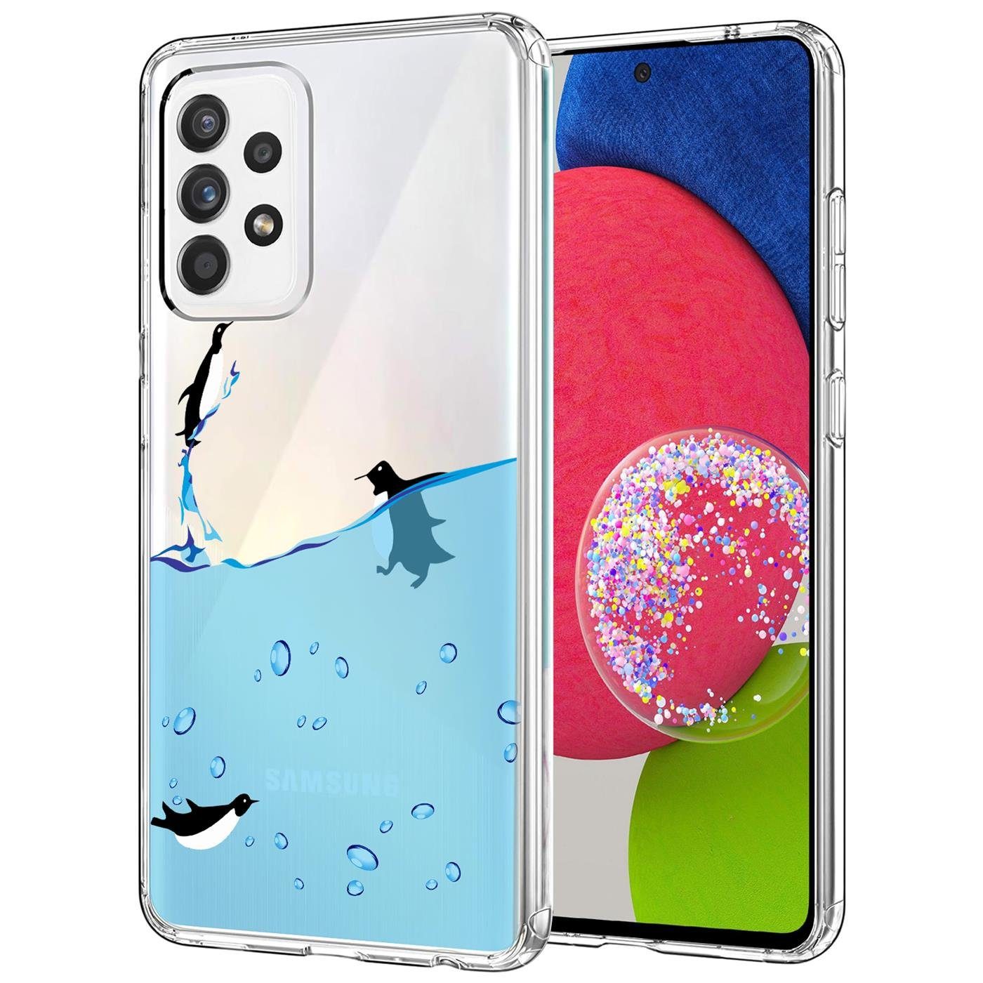 Handyhülle Für Cat S42 H+ (5,5 Zoll) – Transparente TPU-Schutzhülle Mit Rosen-Design | Kratzfest & Erhöhter Rand | In Rot